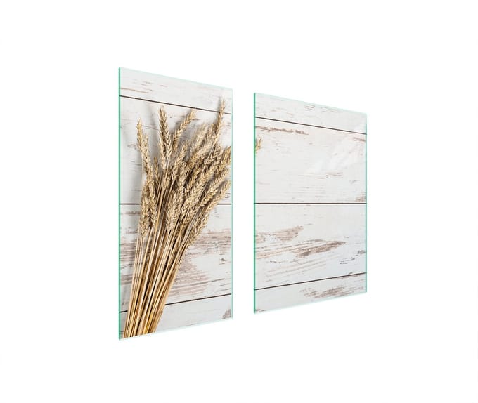 TMK ArtDeko Serie - Snijplank - Glas - 75x52 cm - Hout Design