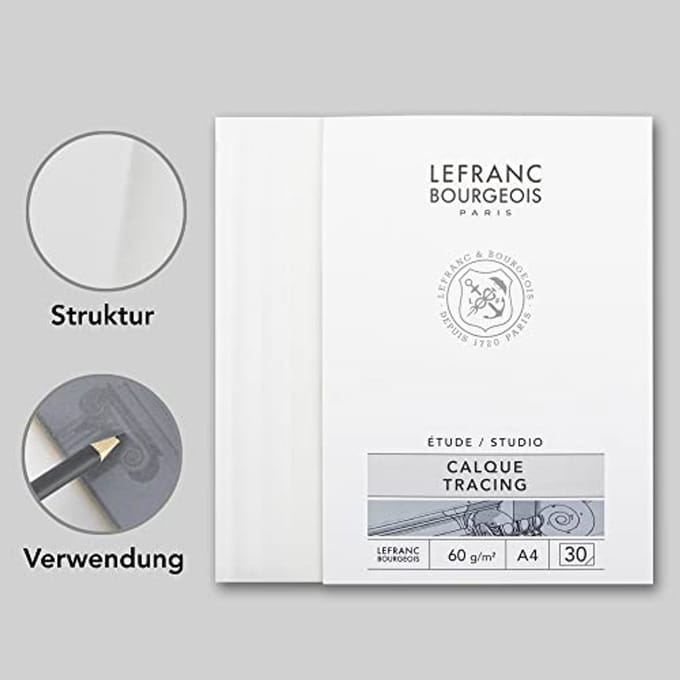 Transparant Papier A4 - 30 Vellen - 60 g/m² - Bedrukbaar voor Tekeningen en Plotten