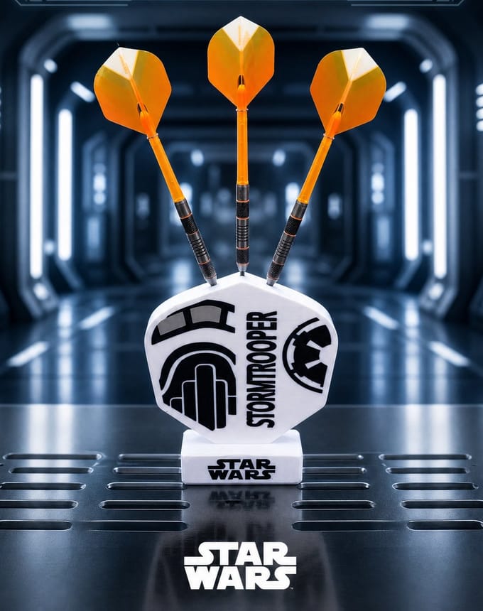 dartshouder dartspijlen stormtrooper