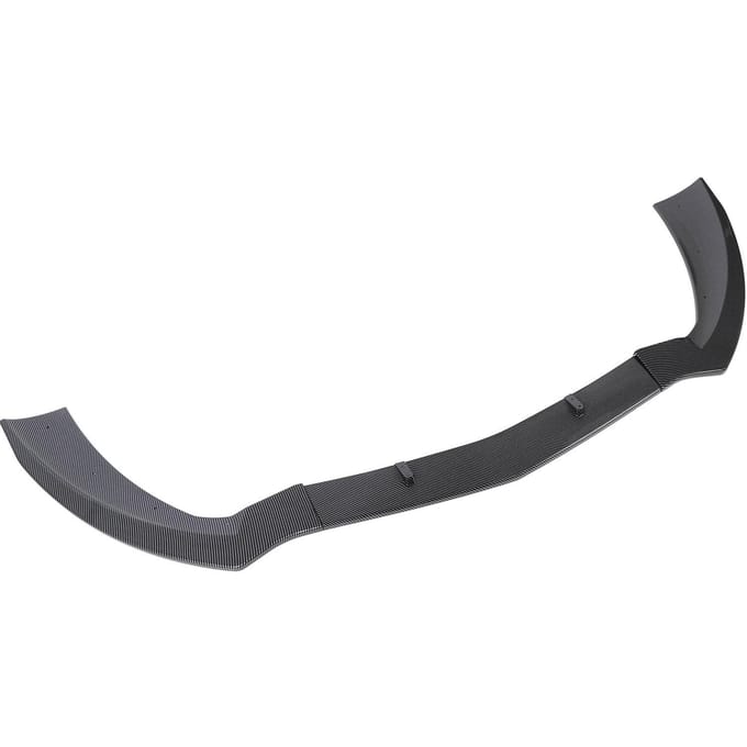 Voorbumper Lip Spoiler 3-delig Type Schokbestendig Upgrade Racing Look Bumper Lip Splitter black