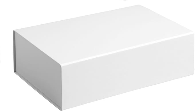 Cadeaudoos, 31x22x9cm WIT (2 stuks)