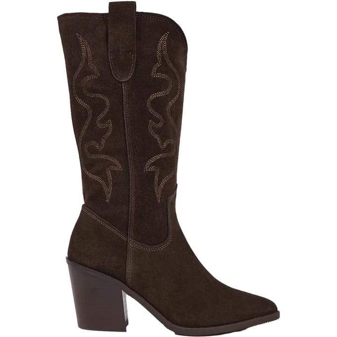 Dames cowboylaarzen van suede Ryłko
