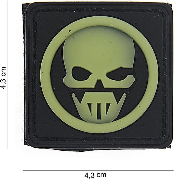 Embleem 3D PVC Ghost #11169