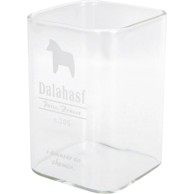 Vierkant Glazen Waterglas 240ml Hittebestendige Drankbeker Keuken Drinkware Type 2