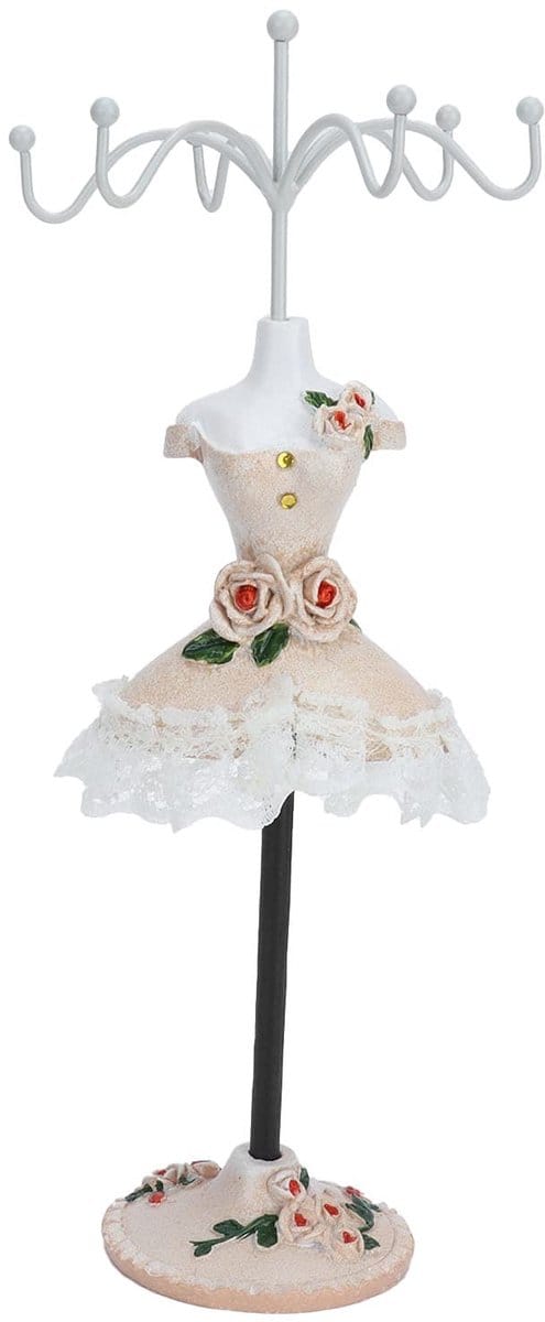 Tomotato Sieraden Display Stand - Modern Earring, Necklace & Ring Organizer met Draaiende Beugel