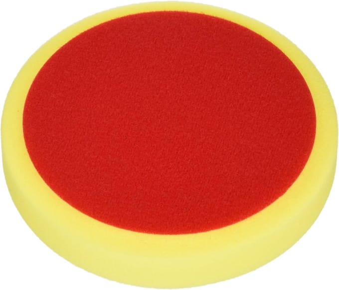 Schuurpad en Polijstschuim Set van 2 - Medium 160x30 mm - Geel