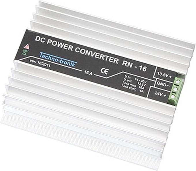 Omvormer van 24V naar 12V - cont. 6A - max. 20A - RN20