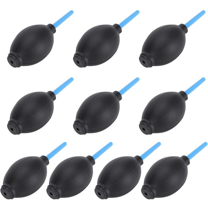 10 stuks Pomp Stofreiniger Rubberen Blaasbal Luchtblazer voor Computer Camera Niet-giftig black