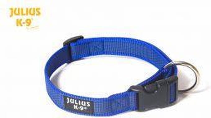 Julius K-9 Collar Kraag Blauw 27-42 cm