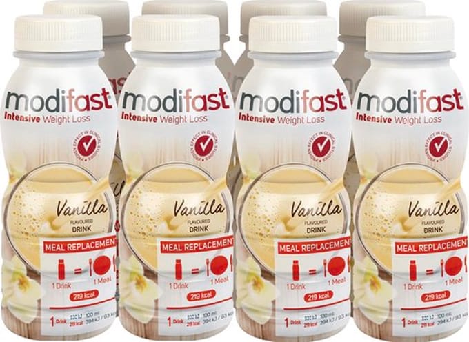 Modifast | Drinkmaaltijd | Vanille | 8 Stuks | 8 x 236ml