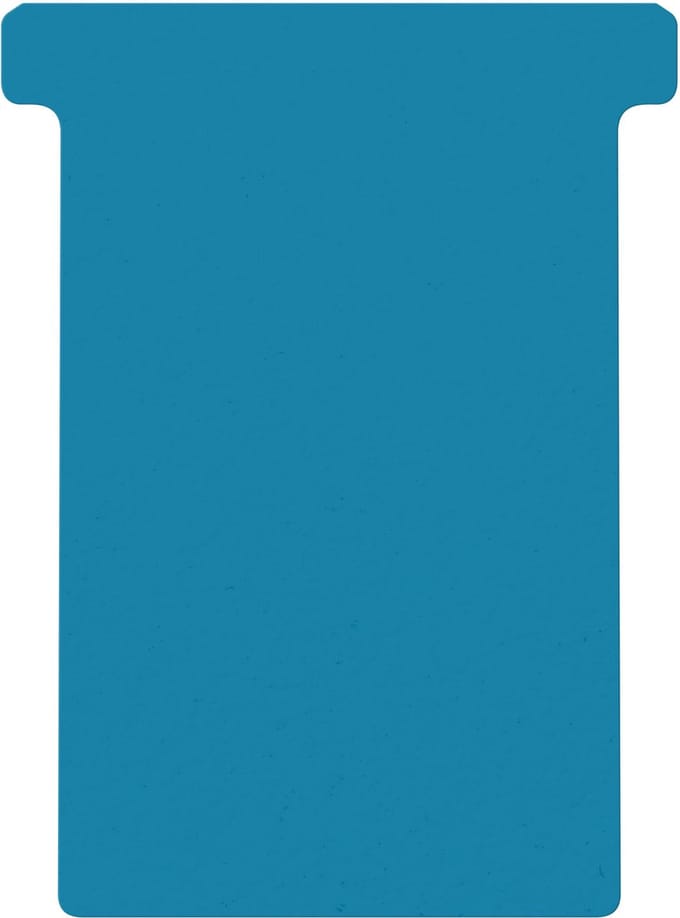 T-kaart djois formaat 3 77mm blauw 100st | 5 stuks