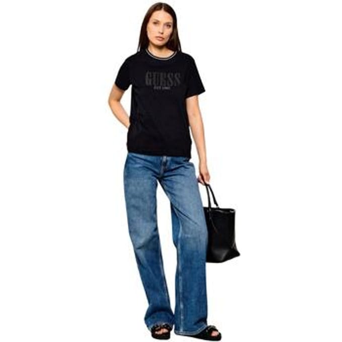 Straight Jeans Guess WIDE LEG W6YA1A D1339