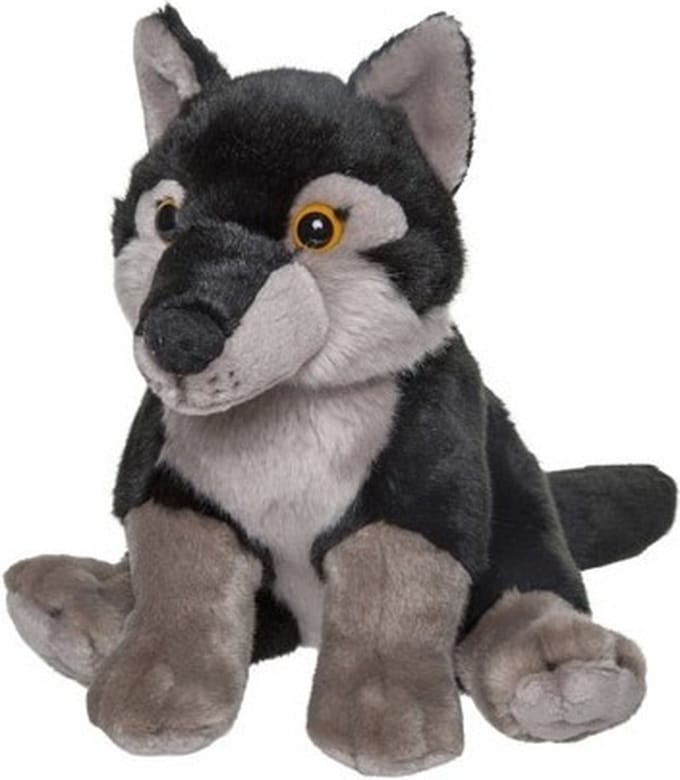 Nature Planet Knuffel Wolf - pluche - 24 cm - knuffeldier