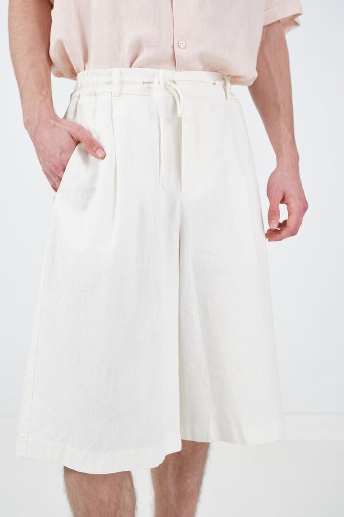 Casual Chino Korte Broek met Touwtjes Taille