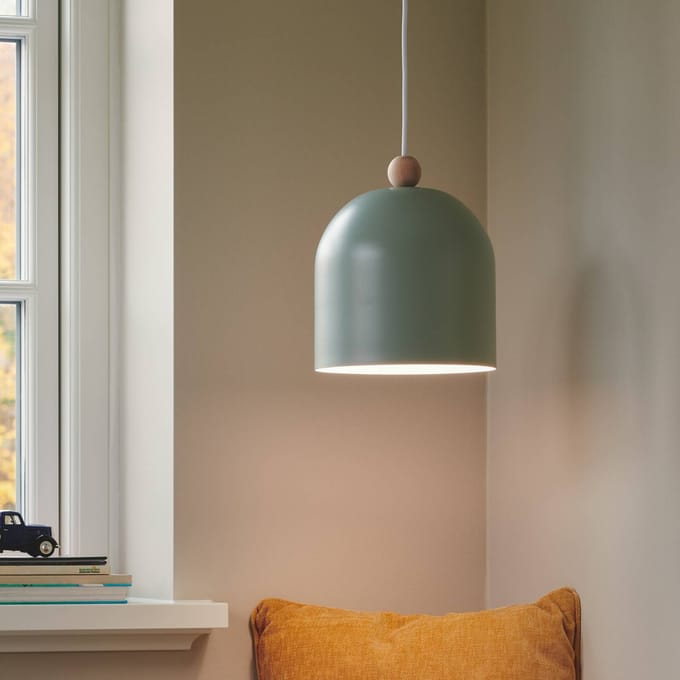 Nordlux Hanglamp Gaston, kap van metaal, groen