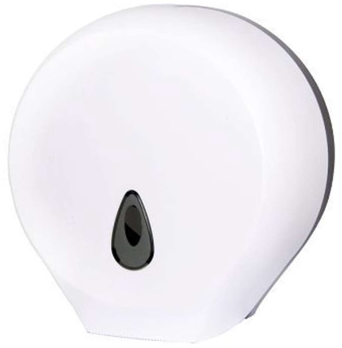Sanela Kunststof accessoires - Toiletpapierdispenser, wit SLDN 01