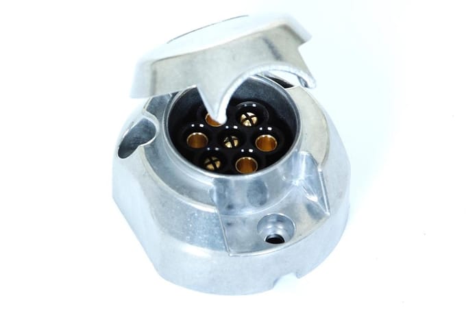 Stekkerdoos - Aanhanger - 7-polig aluminium