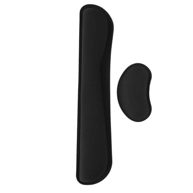Polssteun Pad Memory Foam Ergonomisch Antislip Muis Toetsenbord Kussen Ondersteuningsset black