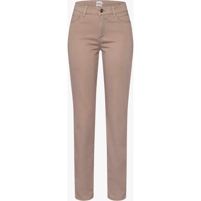Brax Dames Broek  Style SHAKIRA TAUPE, lichtbruin, maat 48L