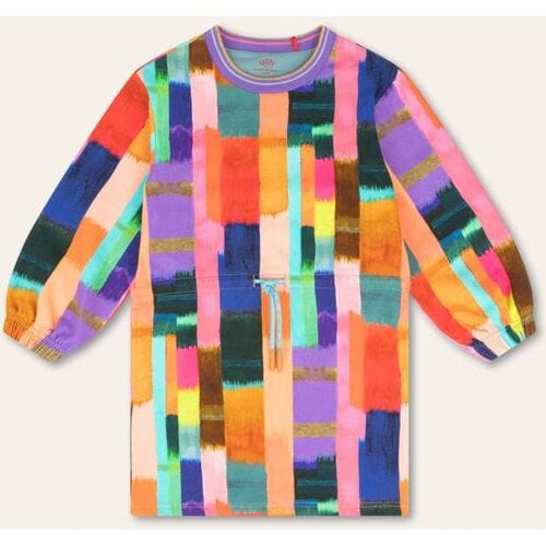 Oilily Dia Jurk- maat110/5yr Brunnera Blauw