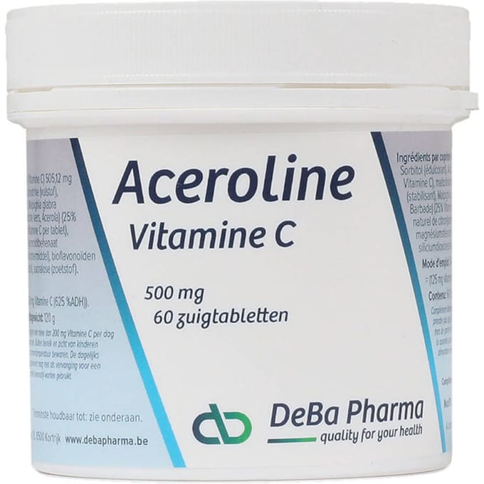 DeBa Pharma Aceroline 500 mg 60 Kauwtabletten