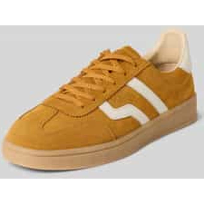 Sneakers van leer met vetersluiting, model 'Cuzima'