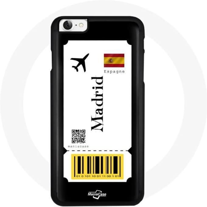 Coque Iphone 4 Billet d'avion Madrid