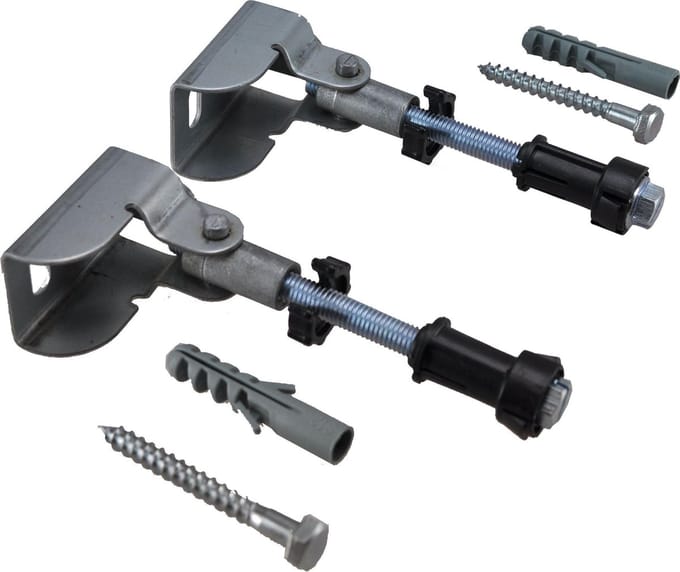 Geberit Wand- + hoekbevestigingset tbv Geberit UP-320