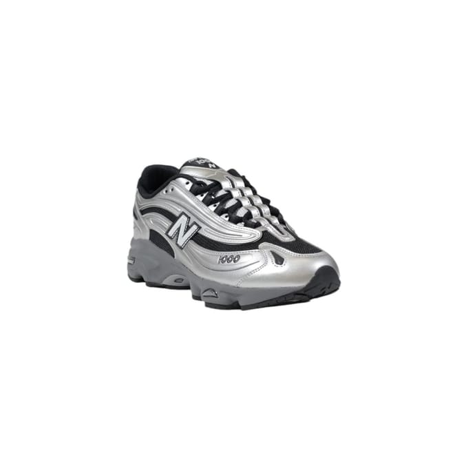1000 Metallic Silver Sneakers