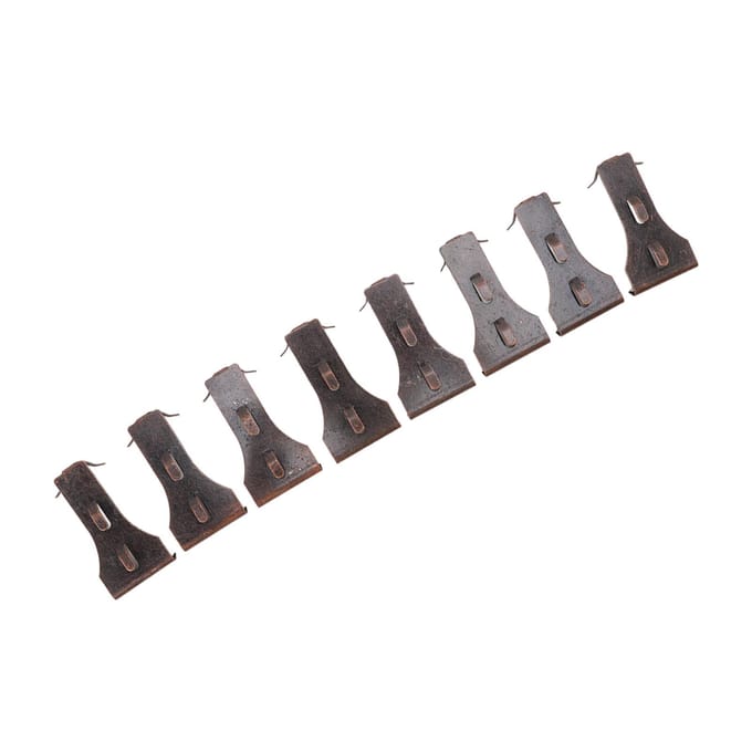 8 stuks Baksteenhaakklemmen Staal Baksteenhanger Past op Standaardformaat Bakstenen 2 1 4 Inch tot 2 3 8 Inch Hoogte