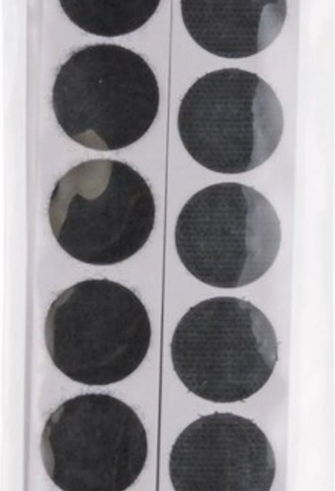 81903 Klitteband rondjes - doorsnede ca. 25 mm