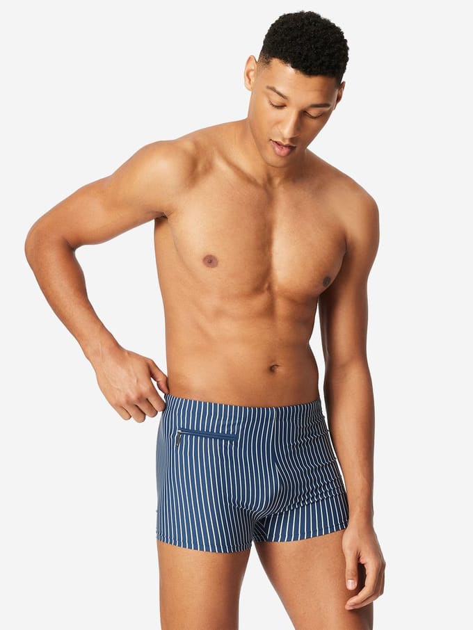 Schiesser Boxer-Badehose Ocean Swim