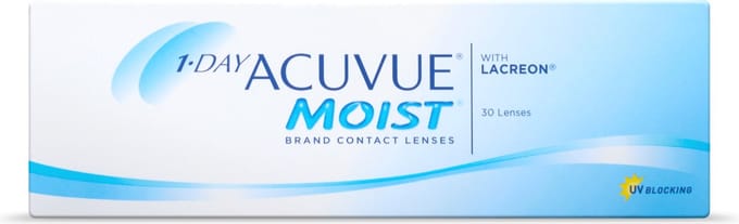 -7.50 - 1-DAY ACUVUE® MOIST - 30 pack - Daglenzen - BC 9.00 - Contactlenzen