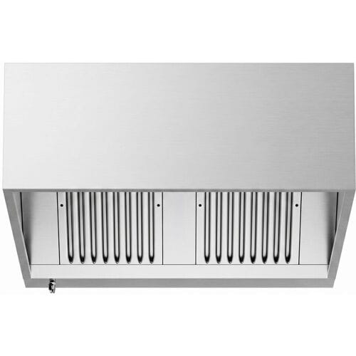 GGM Gastro Kastenhaube - 1200mm - mit Filter & Lampe Zilver