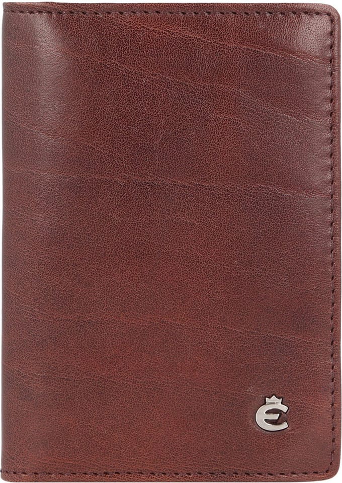 Esquire Toscana Etui voor visitekaartjes Leer 7.5 cm - 20 Sleuven - coffee