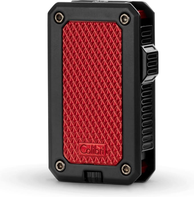 Colibri Rally Gas Aansteker - Jet Flame - Gasaanstekker Windproof - Navulbaar - Rood