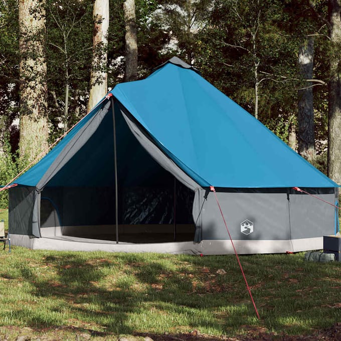 vidaXL - Tipitent - voor - gezin - 12-persoons - waterdicht - blauw