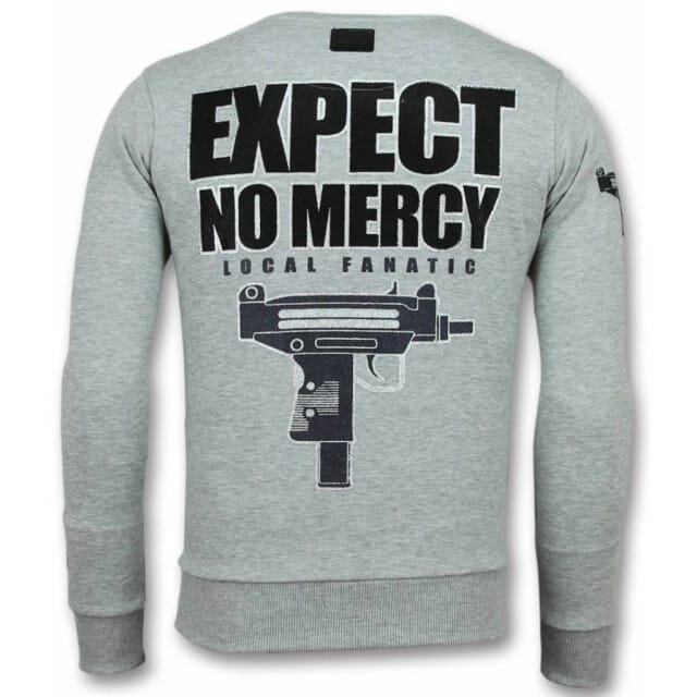 Panda Trui - Terror Heren Sweater - Mannen Truien - Grijs