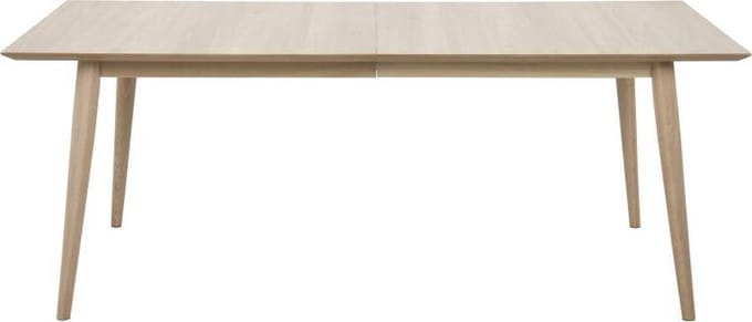 FYN Canes - Eetkamertafel - 200x100 cm - Wit eiken