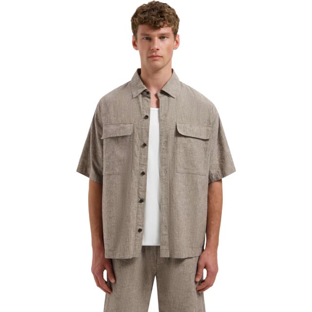 Dstrezzed Ds pinstripe shirt