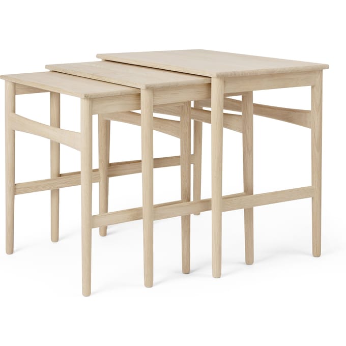 Carl Hansen & Søn CH004 Nesting Tables s - eiken gezeept