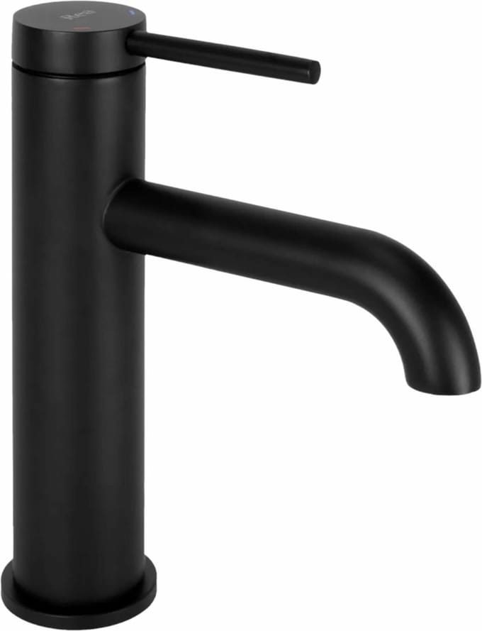 Rea Spot Black Low - Wastafelkraan - Zwart