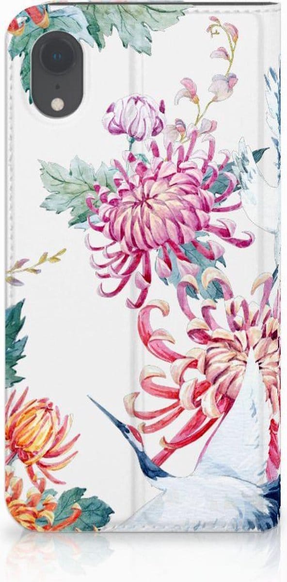 Apple iPhone Xr Hoesje maken Bird Flowers