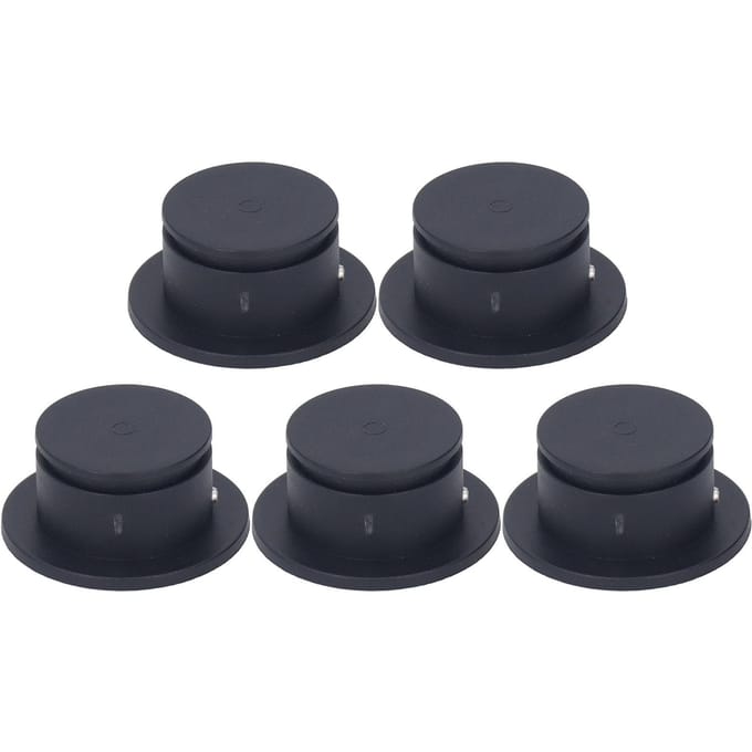 5 stuks Surf Leash Plug Vervanging Ronde Board Cup Plug voor Surfboard Longboard Zwart gray