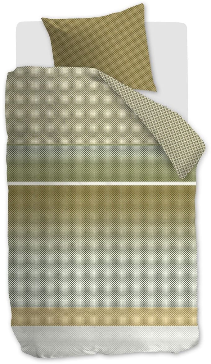 Beddinghouse Elvi dekbedovertrek - Eenpersoons - 140 x 200/220 cm - Groen