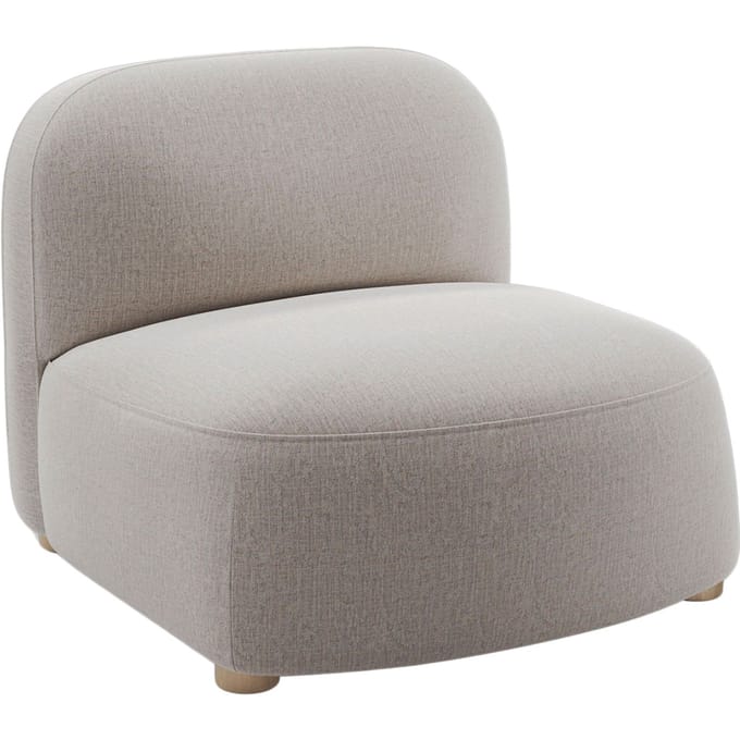 Northern Gem Lounge Stoel - Brusvik 94 grey blue