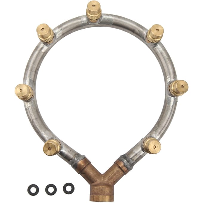 Multifunctionele Annulaire Mondstuk G3/8 Binnendraad Multi Kop Ringvormig Verstuivend Mondstuk voor gray