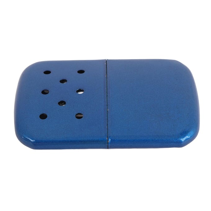 12 Uur Navulbare Handwarmer Draagbaar Aluminium Langdurig Eenvoudig Vullen Snel Verwarmen voor Kamperen blue