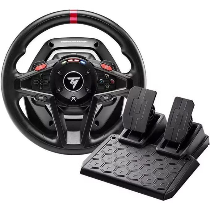 Thrustmaster T128 SimTask Pack - Race stuur en Pedalen inclusief Steering Kit - Farming & Truck Simulator Bundle - XBOX Series X|S, XBOX One & PC