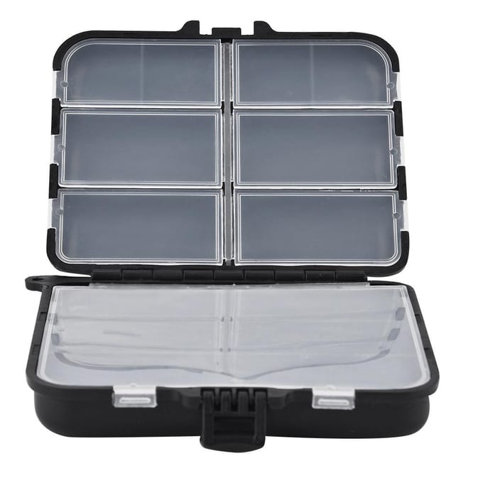 Visuitrusting Doos Haken Kunstaas Visaccessoires Opbergkoffer(L) gray